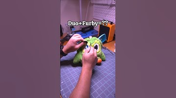 Would you like a talking Duo Plushie? @duolingo #furby  #robot #toys #shorts