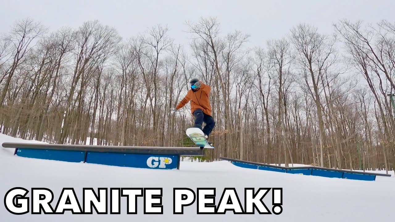 Snowboarding In Wisconsin, At Granite Peak!