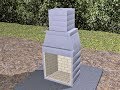 Isokern Outdoor Fireplace System