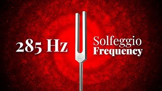 285 Hz Solfeggio Frequency | Tuning Fork | Heals & Regenerates Tissues | Pure Tone