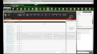 Yahoo! Fantasy Football Live Draft