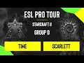 SC2 - TIME vs. Scarlett - DreamHack SC2 Masters: Fall - Group D - Season Finals