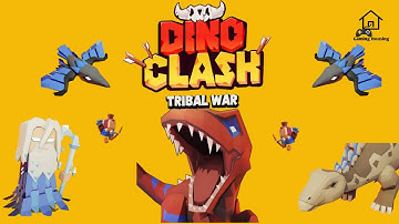 Dino Clash Tribal War Gameplay (Walkthrough) | Best Strategy War Game