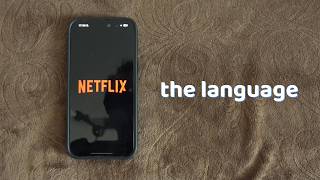 Change Netflix Language on iphone (iOS) @LLEnglishChannel