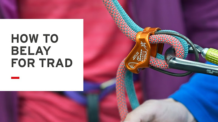 Belajar Memanjat Trad: Bagian 1 - Belaying dengan dua tali