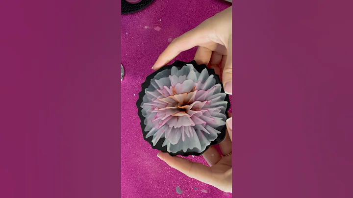 Have you ever seen this resin technique? Bye Bye Bye #resin #subscribe #like #art #coaster #short