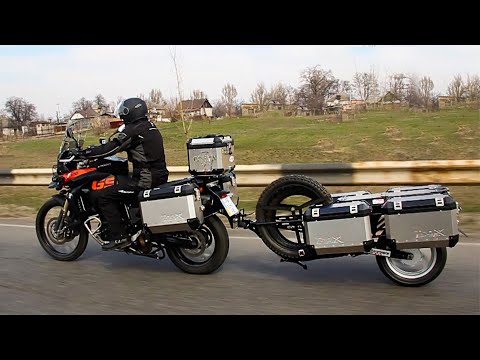 BMW GS 800 offroad Trailer @cwaymoto C-WAY Motorcycle trailer BMW Motorcycle Gus