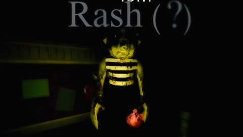 Piggy the result of isolation Rash (?) concept jumpscare