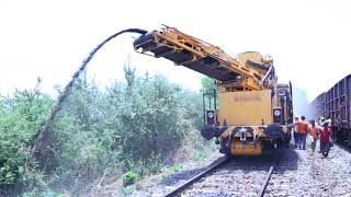 BCM working Railway Track Machine Deep Screening