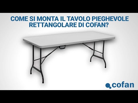 Video: Come si apre un tavolo pieghevole?