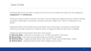 Data Mining - Module 1.5: Handling Categorical Data