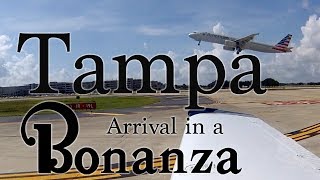 Tampa Arrival in a Bonanza
Coming from Miami International, this flight takes me to another large (Class Bravo) airport in the Bonanza: Tampa International Airport (TPA).
As usual with captions for the air traffic control radio transmissions. Tampa Arrival in a Bonanza