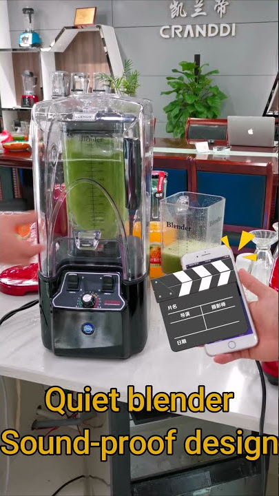 Professional Soundproof Quiet Blender, Commercial Smoothie