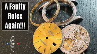 Broken Rolex Datejust Watch 16233 That Needs Full Restoration !!!