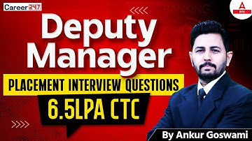 How to Crack Deputy Manager Interviews | Top 10 Banking Interview Questions