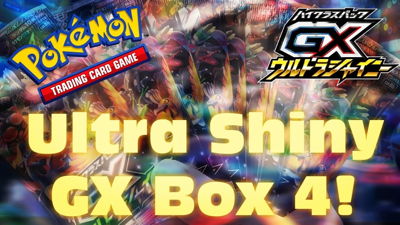 Pokémon TCG SM8b Japanese Ultra Shiny GX (Hidden Fates) Booster Box 4 Opening!