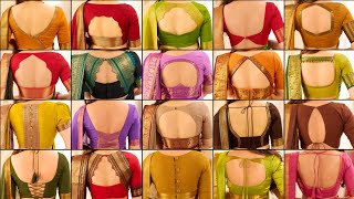 Simple Cotton Blouse Back Neck Designs Festive Wear Cotton Saree Blouse Back Neck Designs