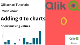 QlikSense Tutorials: Add Zeros to charts. Show missing values