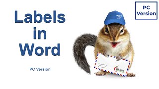 How to Create Labels in Word   PC Version