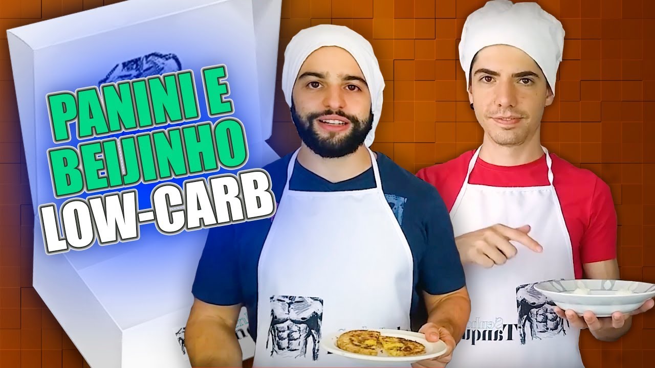 RECEITA DE PANINI E BEIJINHO LOW CARB RECEITAS BOX LOW CARB #6 SENHOR TANQUINHO
