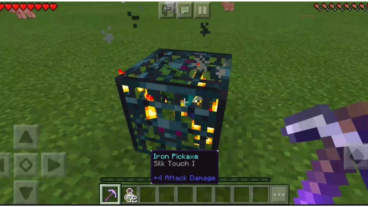 Can I Broke Mobs spawner with silk touch pickaxe? YouTube