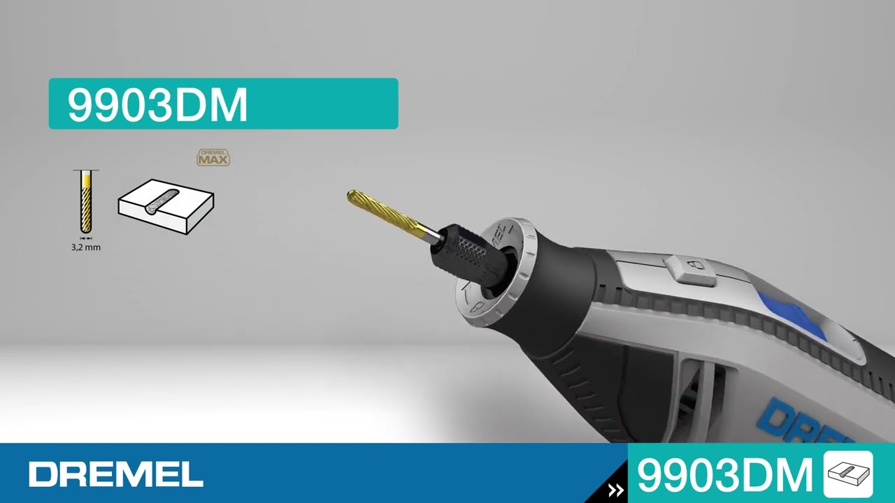 Dremel® - MAX Tungsten Carbide carving bit/3.2 mm - 9903DM
