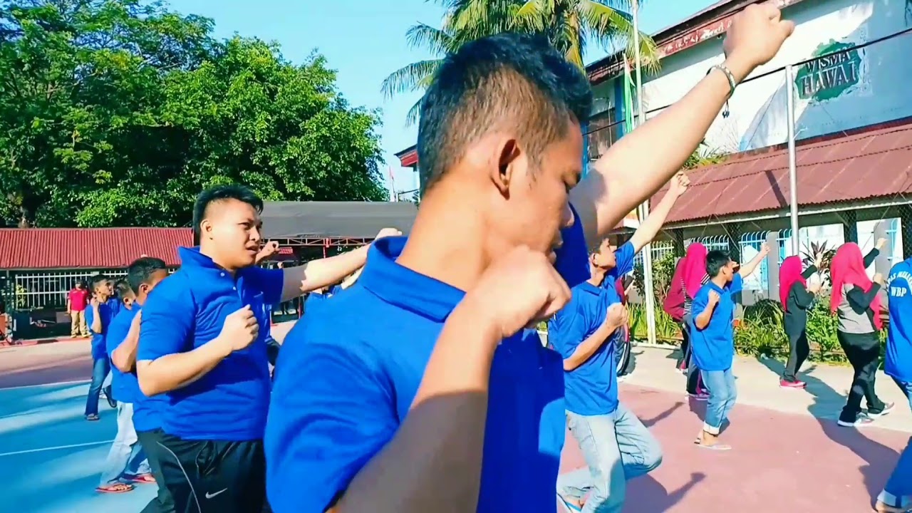 Senam Poco Poco LAPAS KELAS 1 MAKASSAR