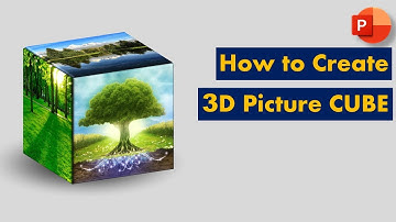 How to Create 3D Picture Cube in Powerpoint | Slide Design | Ultimate use 3D Rotation #animation #ai