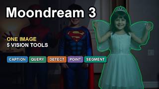 Moondream 3: One Image, Five Tools