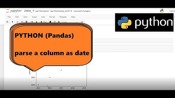 Python (Pandas):- To parse a column as date while importing csv