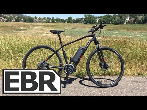 trek conduit plus 2018 electric hybrid bike black
