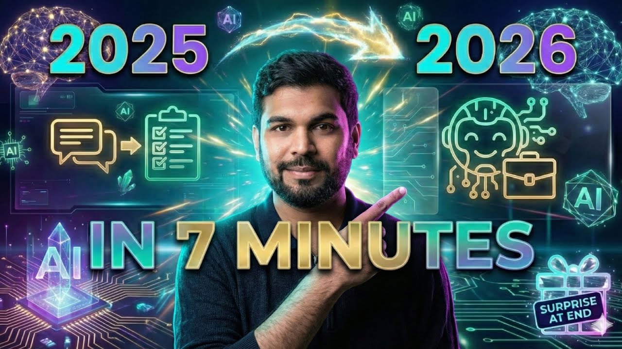 2025 AI Recap in 7 Minutes + 2026 : 5 Predictions - YouTube