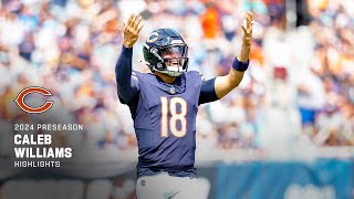 Celebrity Every Pass and Rush Attempt from Caleb Williams' Preseason! Net Worth