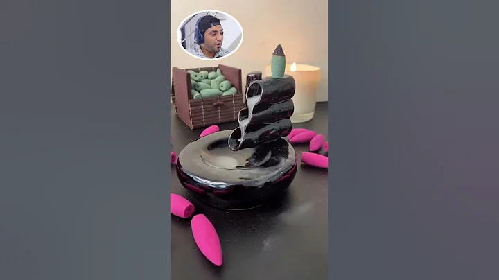 smoke fountain | Backflow Incense Burner 2022 | DIY incense cone | table decor | incense cones | con - DayDayNews