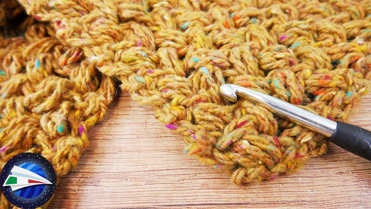 Sciarpa Invernale in Tweed con Effetto Ottico | Test Lana 2020