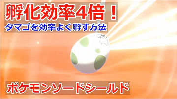 ポケモン タマゴ を 早く 孵化 させる 方法