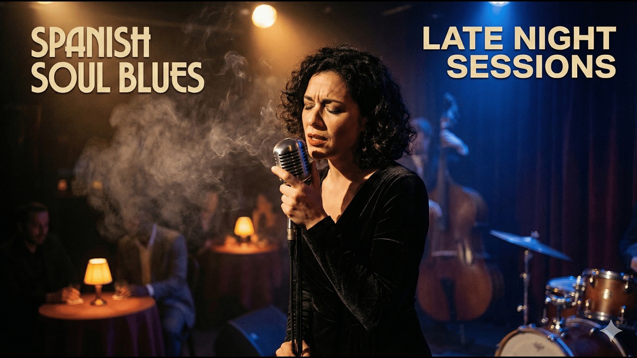 Spanish Soul Blues En Vivo 🌙 Música Nocturna Romántica y Profunda | Latin Jazz blues