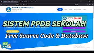 Source Code Sistem PPDB Sekolah || ppdb online || Website PPDB