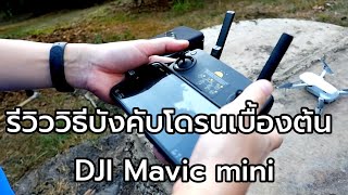 วิธีบังคับโดรน DJI Mavic mini เบื้องต้น กับใหม่สงกรานต์ ไมนี่ชานอล