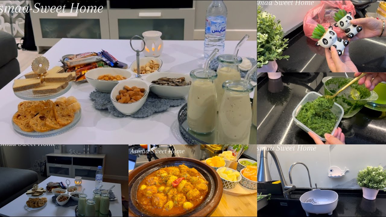 روتين تحفيزي🏠أفكار وشهيوات💞مشتريات رخيصة وراقية من محل 5دراهم مع طريقة التنظيم💞أجواء لراحة نفسية✨