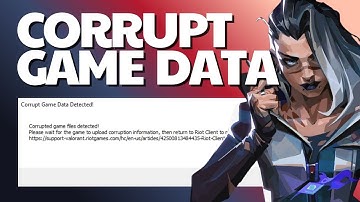 Fix Corrupt Game Data Detected Valorant | Corrupted Game Files Detected Valorant 🔥✅