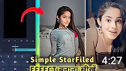 Alight Motion Simple StarFiled Tutorial | How to make a Particles Video Effect |