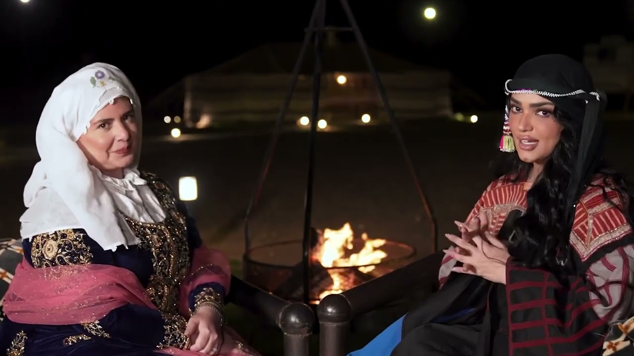 #لبسنا_يوم_بدينا   #أودي_الزبن و #رانية_خوقير يتألقان بإطلالة تراثية تزامناً مع يوم #التأسيس