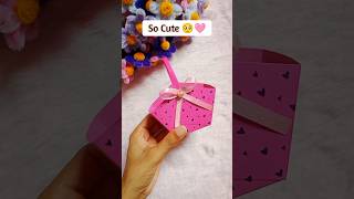 Cute Mini Storage Holder 💗✨ | Easy DIY Paper Craft #shorts