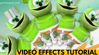 (VIDEO TUTORIAL) ENGLISH GUMMY BEAR Gummibär Song | IN 6 SUPER WEIRD Cool Different ORIGINAL EFFECTS