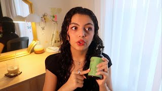 my curly hair routine   products