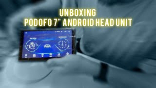 PART 1 | Podofo 7 inch Android Head Unit Unboxing and Initial Test | TAGALOG