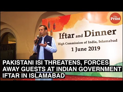 Pakistani ISI threatens, forces away guests at Indian government iftar in Islamabad