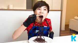 Remade chocolate 🍝 chocolate spaghetti 🍫