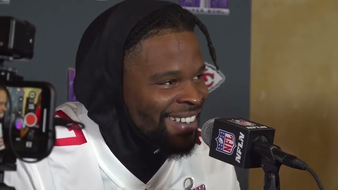 Dre Greenlaw | San Francisco 49ers vs Kansas City Chiefs Super Bowl 2024  Interview - YouTube